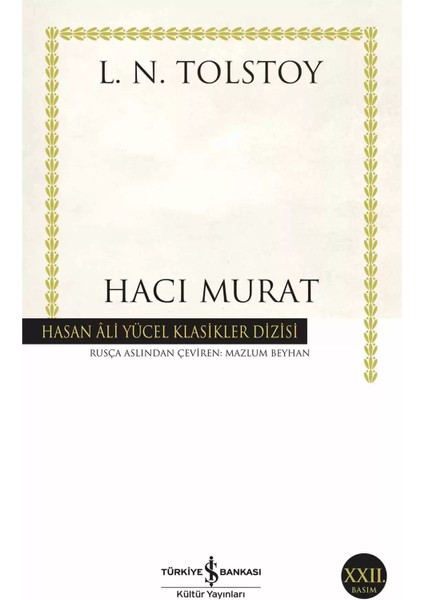 Hacı Murat - L.n. Tolstoy | Popüler Kitaplar fiyatları