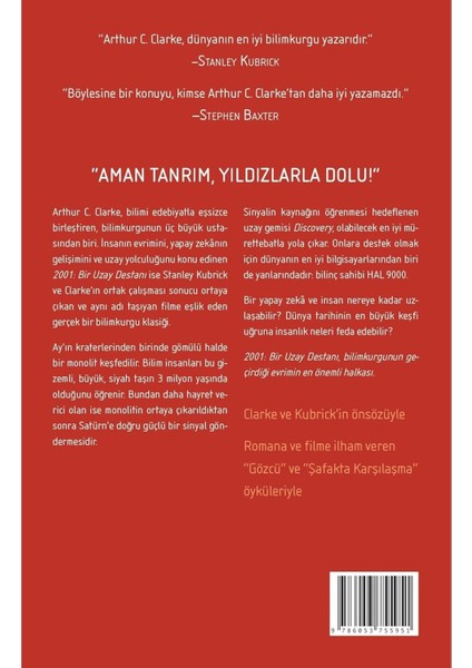 2001: Bir Uzay Destanı - Arthur C. Clarke | Popüler Kitaplar fiyatları