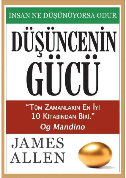 Düşüncenin Gücü: Insan Ne Düşünüyorsa Odur - James Allen | Popüler Kitaplar modelleri