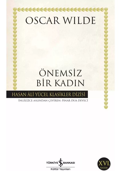 Önemsiz Bir Kadın - Oscar Wilde | Popüler Kitaplar