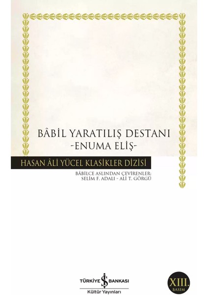 Bâbil Yaratılış Destanı – Enuma Eliş | Popüler Kitaplar