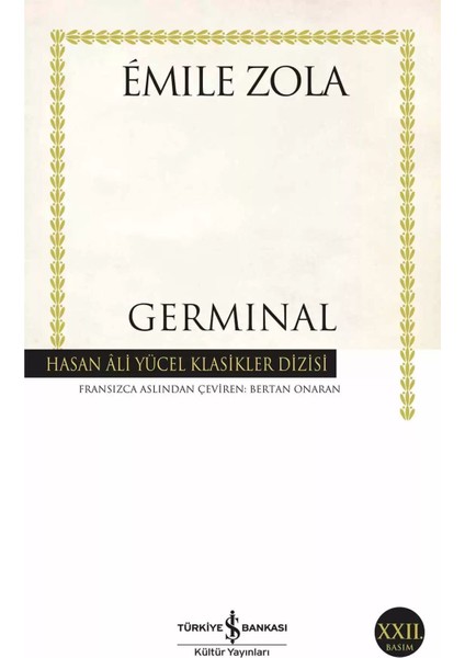Germinal - Émile Zola | Popüler Kitaplar modelleri