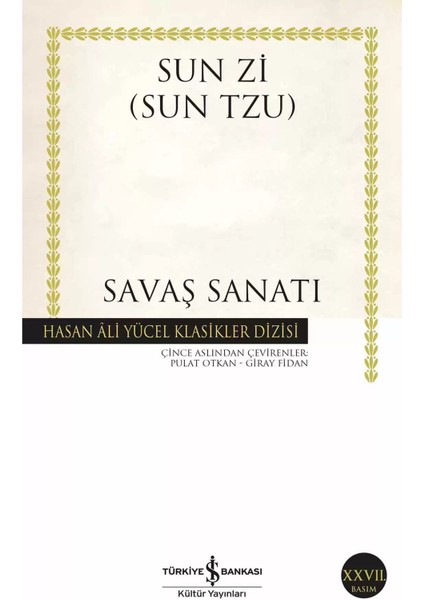 Savaş Sanatı - Sun Zi (Sun Tzu) | Popüler Kitaplar modelleri