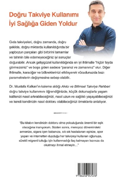 Akılcı ve Bilimsel Takviye Rehberi - Mustafa Kalkan | Popüler Kitaplar fiyatları