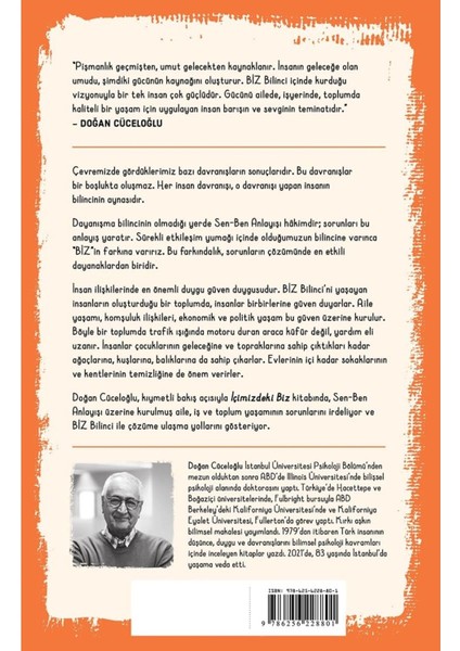 Içimizdeki Biz: Dayanışma Bilincinin Temeli - Doğan Cüceloğlu | Popüler Kitaplar fiyatları