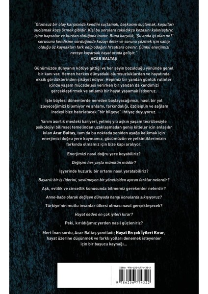 Hayat En Çok Iyileri Kırar - Acar Baltaş | Popüler Kitaplar fiyatları