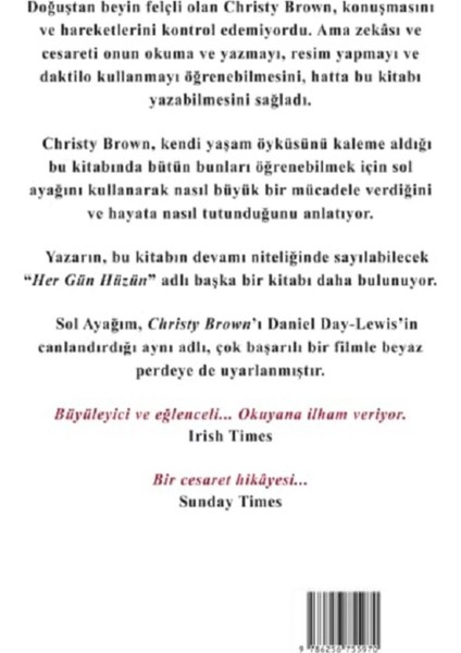 Sol Ayağım - Christy Brown | Popüler Kitaplar