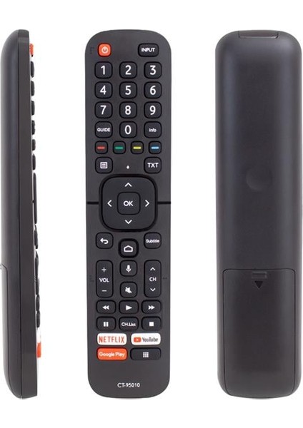 CT-95010 Netflix-Youtube-Google Play-Prime Tuşlu Video Ses Komutlu Lcd-Led Tv Kumandası