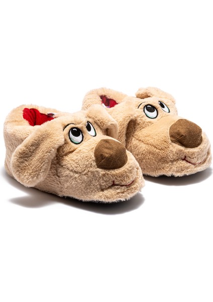 Karamel Erkek Hayvanlı Panduf Bej 41/46