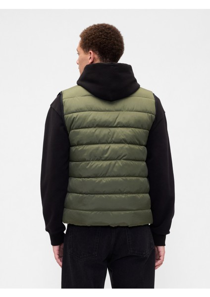 Erkek Yeşil Relaxed Coldcontrol Şişme Yelek fırsatları