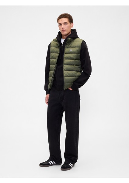 Erkek Yeşil Relaxed Coldcontrol Şişme Yelek indirimleri