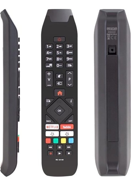 Vestel Rc 43140 H0297A Netflix-Youtube Tuşlu Tv Kumandası