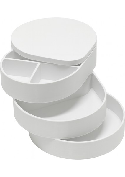 3 Katlı Döner Bölmeli Modern Çerezlik fiyatları