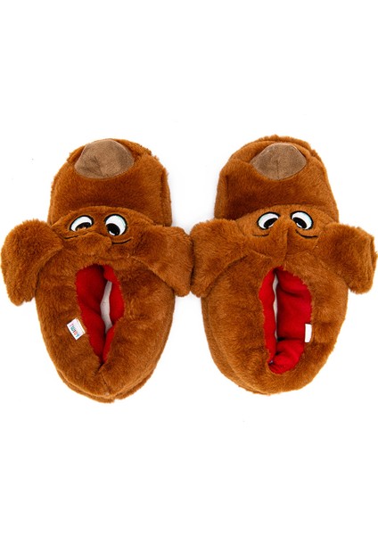 Karamel Erkek Hayvanlı Panduf Kahverengi 41/46 modelleri