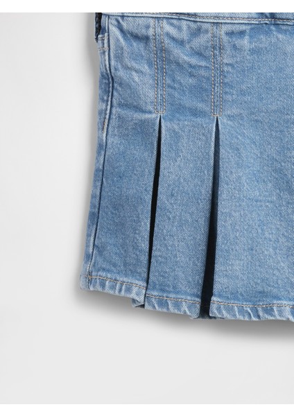 Kız Bebek Mavi Denim Şort fiyatları