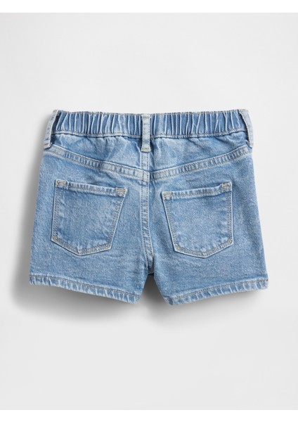 Kız Bebek Mavi Denim Şort modelleri