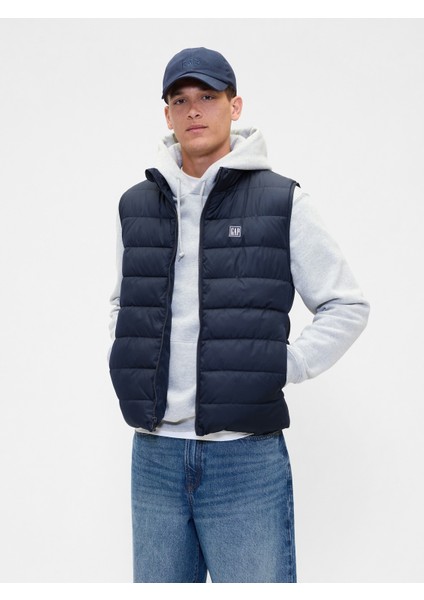 Erkek Lacivert Relaxed Coldcontrol Şişme Yelek