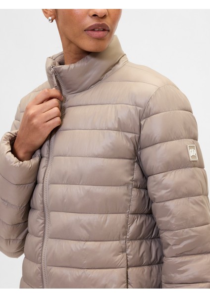 Kadın Açık Kahverengi Coldcontrol Şişme Ceket modelleri