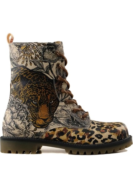 GB1067 Leopar Baskılı Kahverengi Postal Bot fiyatları