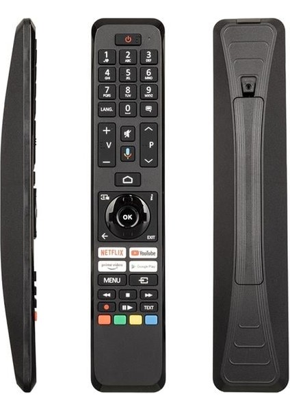 Vs-V4 Vestel Netflix-Youtube-Google Play-Prime Video Tuşlu Ses Komutlu LCD LED Tv Kumanda