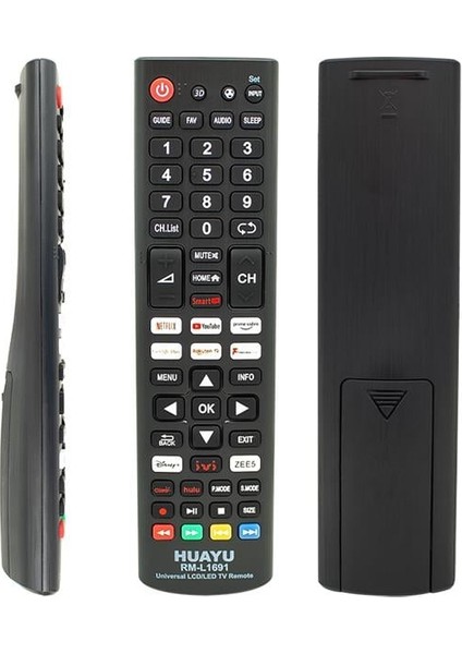 RM-L1691 Netflix-Youtube-Prime Video-Google Play Tuşlu Universal LCD LED Tv Kumandası
