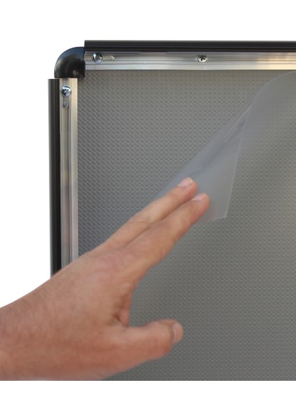 Siyah Renk B2 (50X70) Maki Pano Kaldırım ve Reklam Panosu Alüminyum Poster Pano modelleri