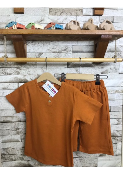 Aysbebe Erkek Çocuk Şortlu Kaşkorse Takım Kısa Kollu fiyatları