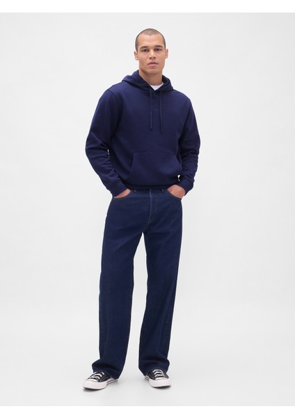 Erkek Lacivert Relaxed Gap Mini-Logo Sweatshirt indirimleri