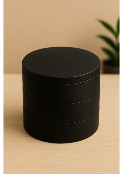 3 Katlı Döner Bölmeli Modern Çerezlik