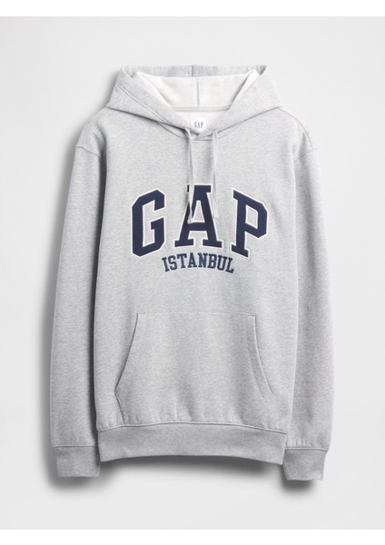 Erkek Gri Relaxed Gap Logo Sweatshirt fiyatları