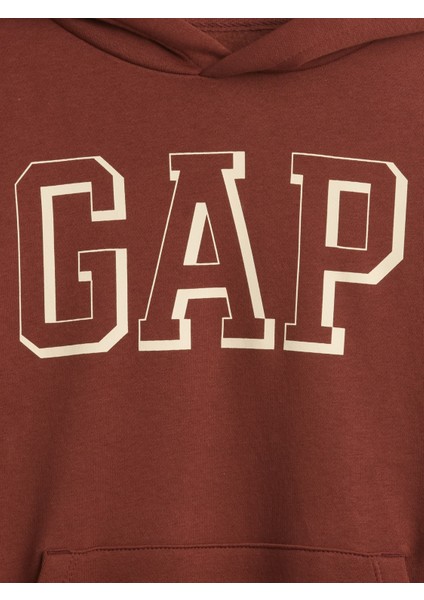Erkek Çocuk Bordo Relaxed Gap Logo Sweatshirt fiyatları