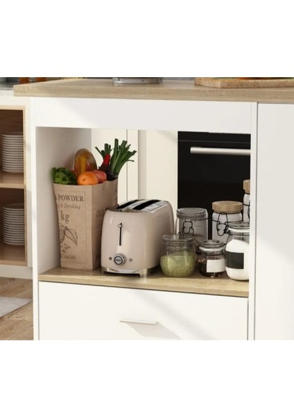 Mdf Beyaz Mutfak Adası .alt Dolap Ölçüleri 100 cm Yükseklik,40 cm DERINLIK,110 cm En.