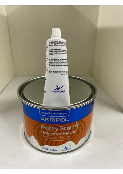 AKRİPOL Akripol Putty Star Polyester Macun (SARI) 2.7 kg fiyatları