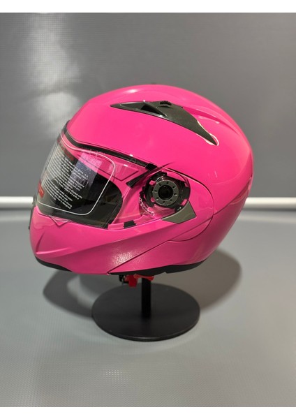 JK902Z Pembe Çene Açılır Motosiklet Kaskı modelleri