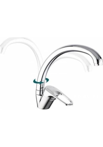 Mix Lavabo Kuğu Bataryası Kısa 50041