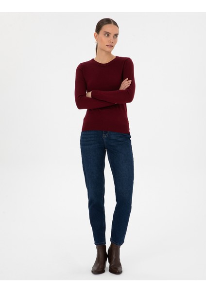 Kadın Koyu Mavi Jean Pantolon 50318031-VR032 modelleri