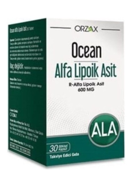 Alfa Lipoik Asit 600 Mg 30 Tablet