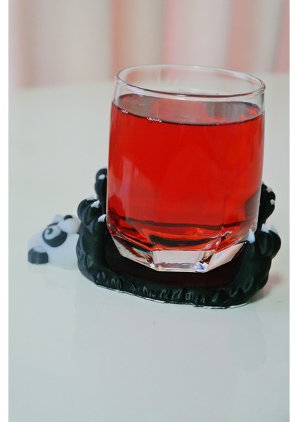 Panda Figürlü Sunumluk Bardak Altlığı (Ikili Set) indirimleri