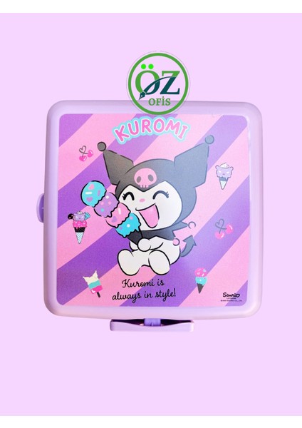 Lisanslı Kuromi Tritan Matara 500 ml ve 2 Katlı Beslenme Kabı Yemek 2'li Set fiyatları