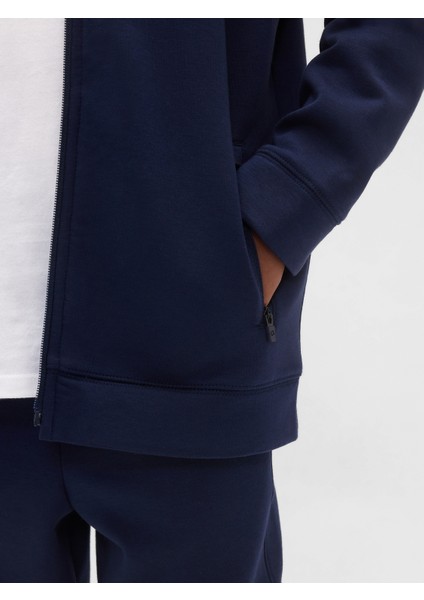 Erkek Çocuk Lacivert Gapfit Tech Hızlı Kuruyan Fermuarlı Sweatshirt fiyatları