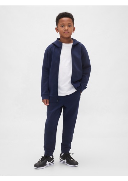 Erkek Çocuk Lacivert Gapfit Tech Hızlı Kuruyan Fermuarlı Sweatshirt modelleri