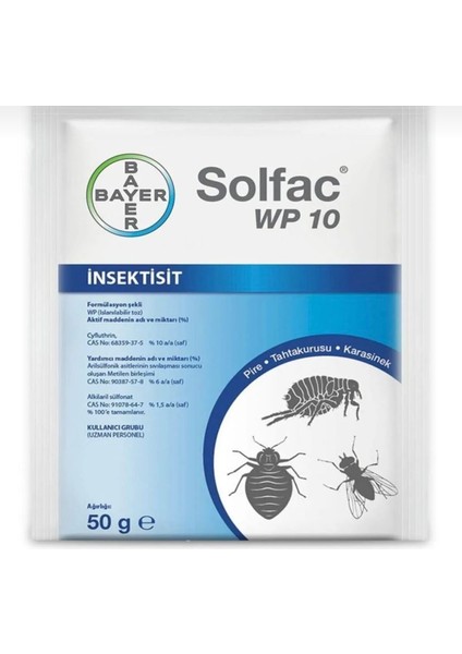 Solfac Wp 10 Pire Ilacı 50 gr