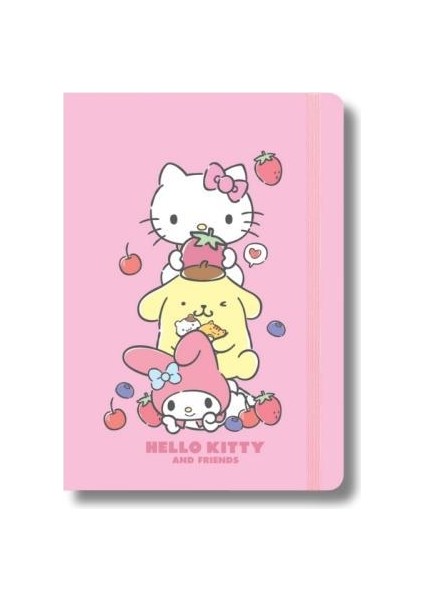 Lisanslı Hello Kitty And Friends 80 Yaprak A5 Defter - Pembe modelleri