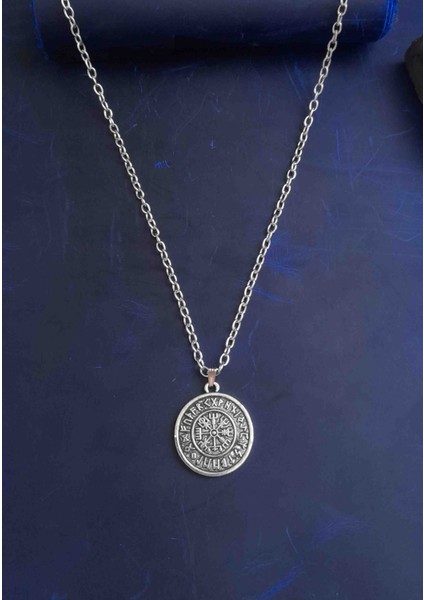 Erkek Kolye Vegvisir Pusula Tasarım Kolye fiyatları