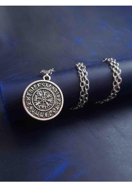 Erkek Kolye Vegvisir Pusula Tasarım Kolye fırsatları