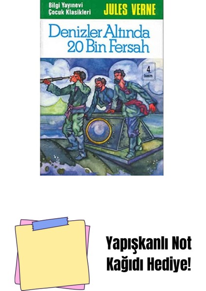 Denizler Altında 20 Bin Fersah + Yapışkanlı Not Kağıdı