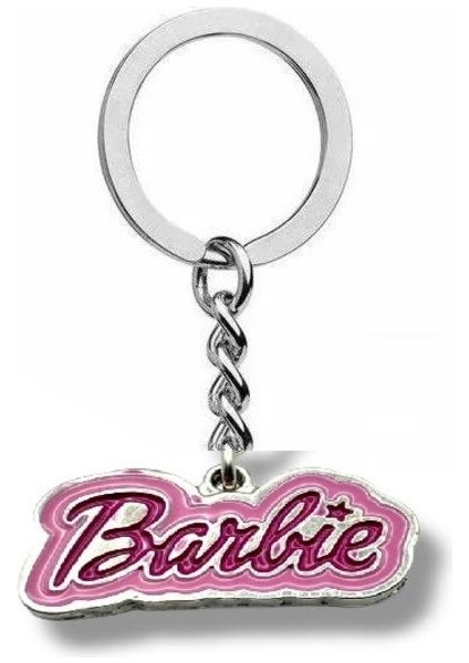 Renkli Kaplama Barbie Figürlü Anahtarlık – Canlı ve Şık Aksesuar