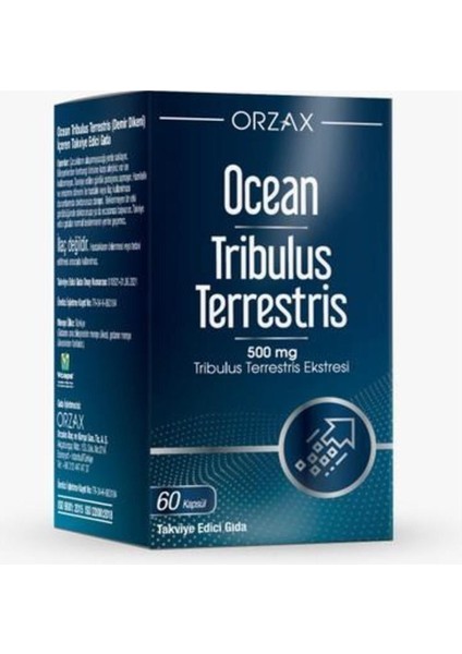 Tribulus Terrestris Takviye Edici Gıda 60 Kapsül Tablet