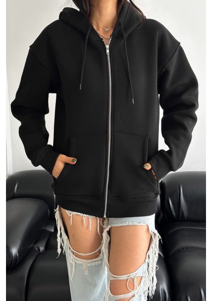 Unisex Fermuarlı Kapüşonlu Sweatshirt – Günlük Sokak Stili modelleri