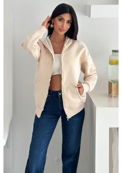 Unisex Fermuarlı Kapüşonlu Sweatshirt – Günlük Sokak Stili modelleri